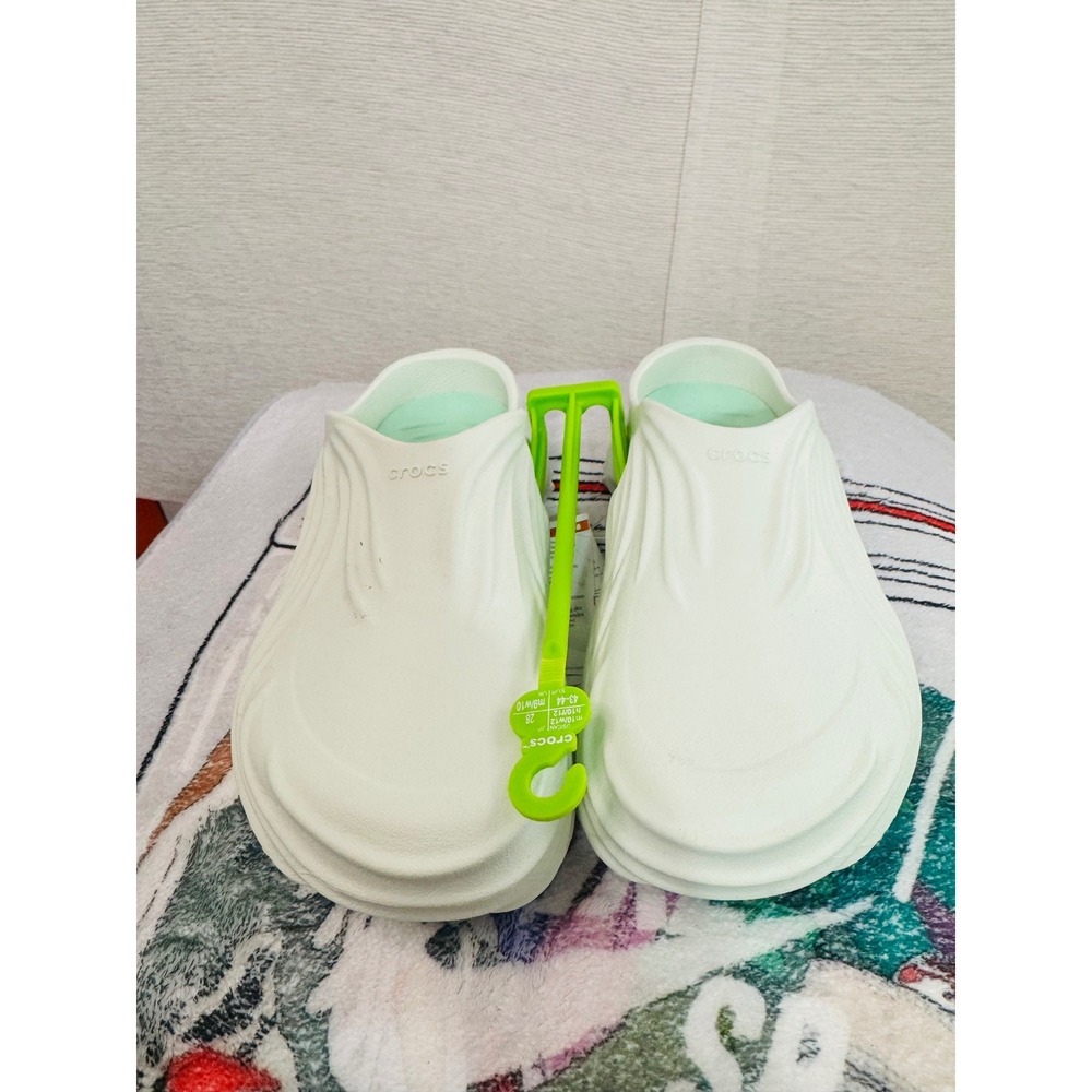 Crocs Echo Clog Mint Green Mens 10 Womens 12 Sporty Slides 207937-3UA